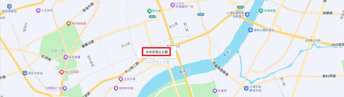太平洋滨江大厦区位地图